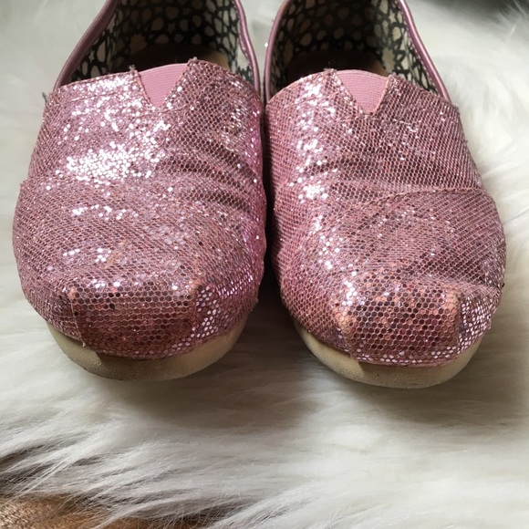 Sparkle Pink Toms - Picture 3 of 6